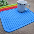 thumbnail image 3 of Raised Grain Drain Mat Waterproof Silicone Food Grade Drying Mat Kitchen Tools, 3 of 5