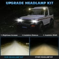 thumbnail image 2 of Pair 7In Square LED Headlight for 1997-2000 GMC K2500 DRL High Low Beam 6000K White, 2 of 11