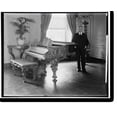 thumbnail image 2 of Historic Framed Print, White House (gold piano), 9/20/28, 17-7/8" x 21-7/8", 2 of 9