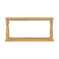 thumbnail image 4 of 63" Vintage Wood Grain Entrance Sofa Table with Bottom Shelf and Four Vase Legs, Narrow Console Tables for Entryway, Hallway, Living Room, Bedroom, Natural, 4 of 9