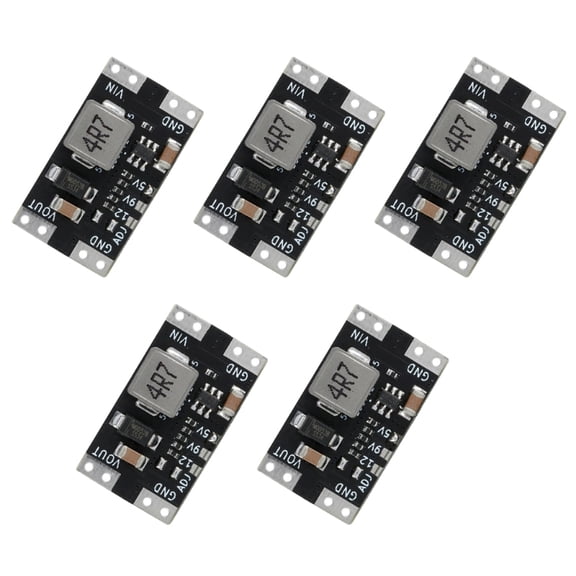 5pcs Mini DC DC Step Up Converters 5V 9V 12V 2A Adjustable High Efficiency Power Supply Module For Electronics