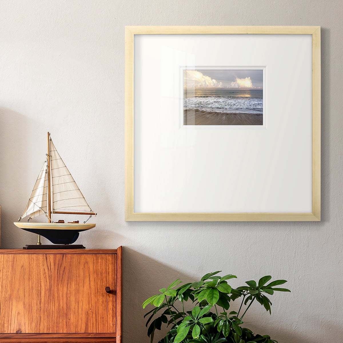 Ebbing WavePremium Framed Print