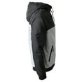 thumbnail image 4 of Ma Croix Mens Two Tone Hoodie Windbreaker Lightweight Slim Fit Quick Dry Outerwear Jacket, 4 of 5