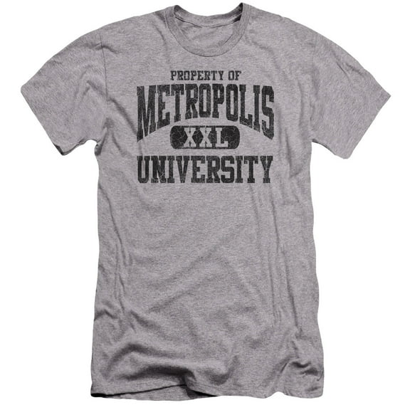 Superman - Property Of Mu - Premium Slim Fit Short Sleeve Shirt - Large