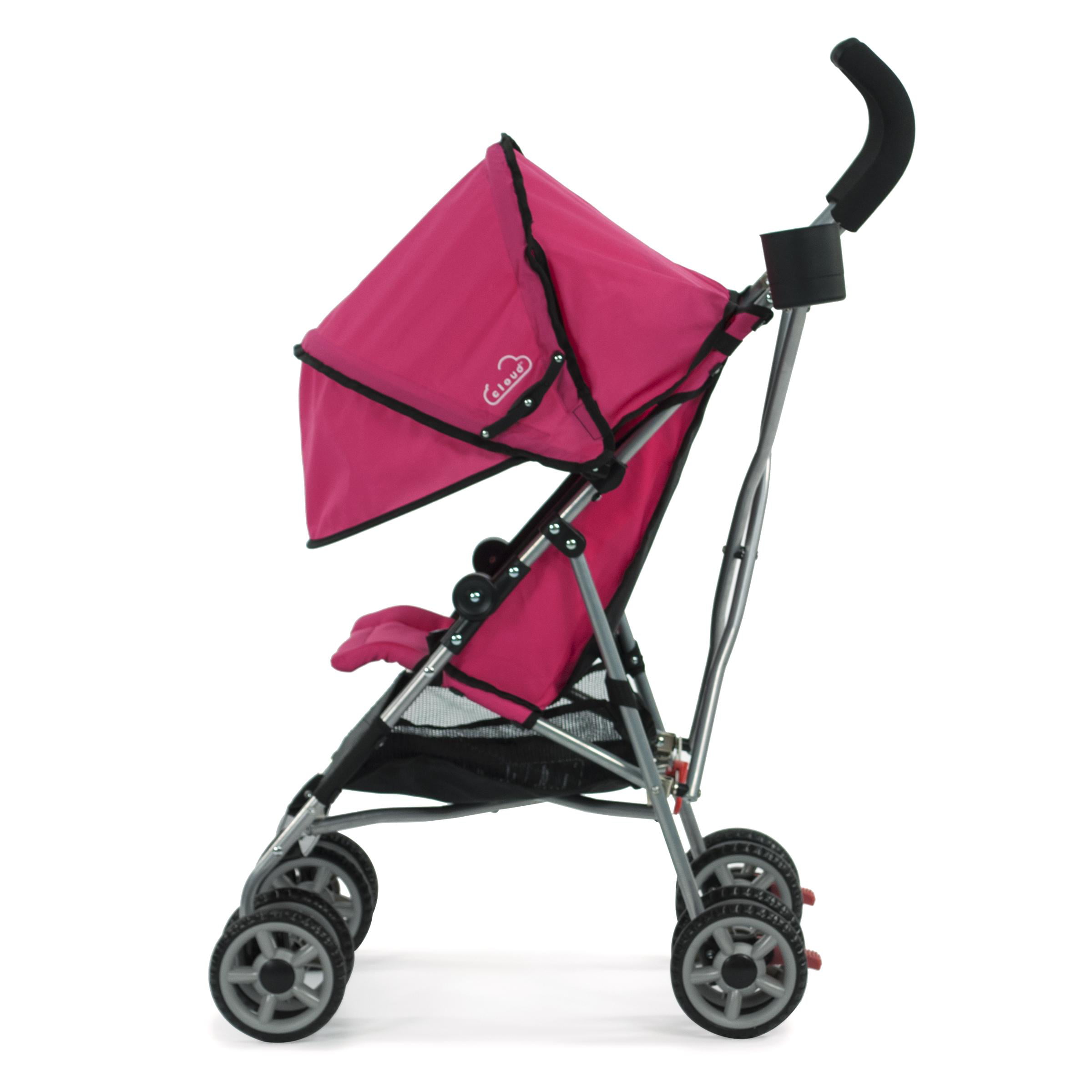 kolcraft cloud umbrella stroller pink