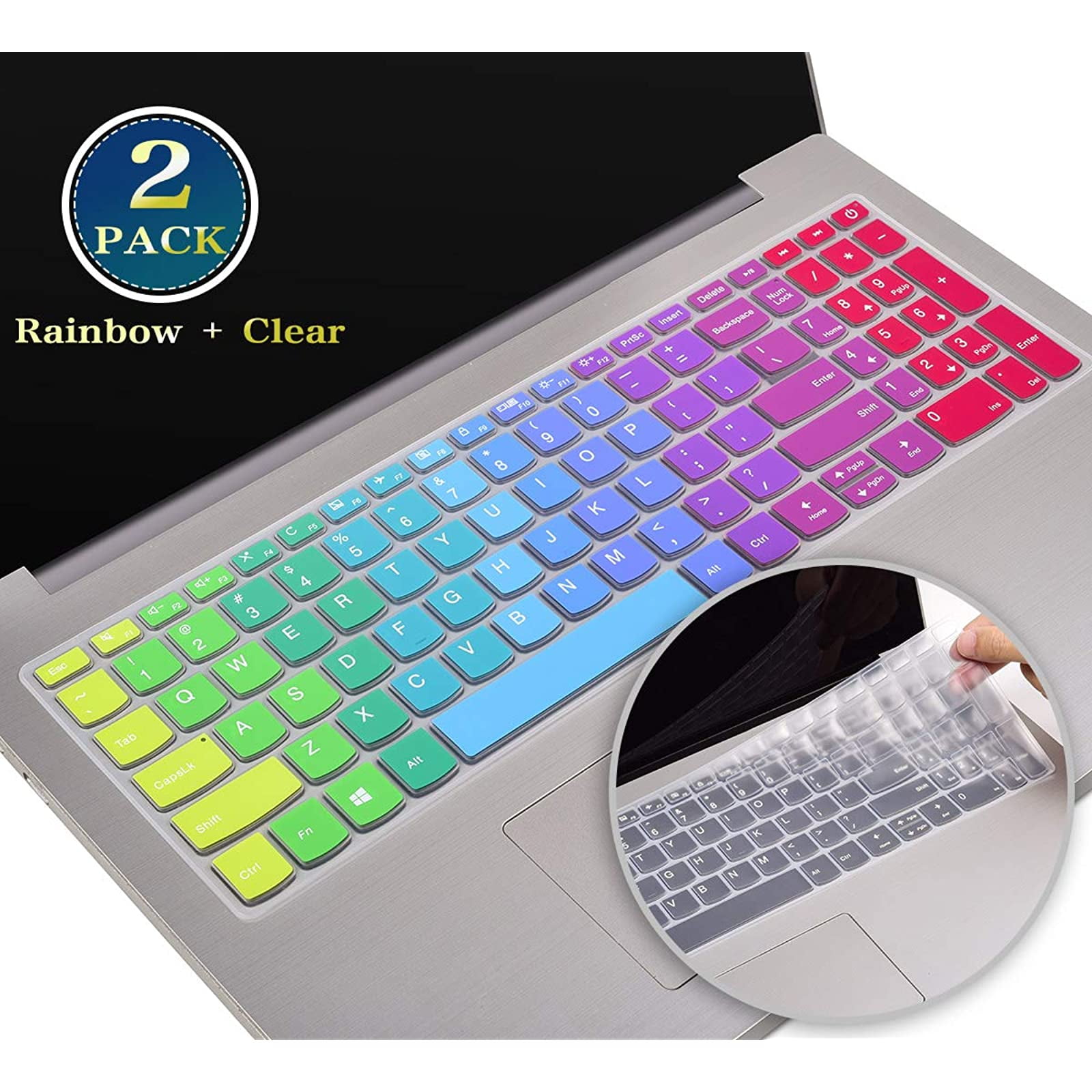 2 Pack Silicone Keyboard Cover For 19 Lenovo Ideapad L340 330 3 330s 5 S540 7s 130 S145 S340 15 6 Inch Lenovo Ideapad L340 330 3 17 3 15 6 Lenovo V330 V130 Rainbow Clear Walmart Com Walmart Com 2 Pack Silicone Keyboard Cover For 19 Lenovo Ideapad L340 330 3 330s 5 S540 7s 130 S145 S340 15 6 Inch Lenovo Ideapad L340 330 3 17 3 15 6 Lenovo V330 V130 Rainbow Clear Walmart Com Walmart Com