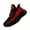 4FN079-25027086-14B, variant on Men's Plus Size Gothic Sneakers - Sneakers with Cushioned Midsole Suspension, Breathable Fabric Upper & EVA Outsole - Black/Red Accent Trainers for Gym, Streetwear, Streetwear Shoes