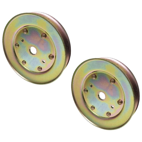 Proven Part 2 Pack Mower Deck Spindle Pulley For 532 17 34-36 532153535 153535 173436 129861 177865