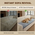 thumbnail image 3 of OHSIO Couch Cover for Pets, Non-Slip Fuzzy Sofa Slipcover, Washable Soft Sofa Protector for Couch Sofa and Sectional (Light Gray, 27.6'' x 63''), 3 of 9