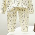 thumbnail image 6 of TOWED22 Infant Toddler Winter Clothes Outfits Long Sleeve Graphic Crewneck T-Shirt Sweatpants Cozy 2 Piece Set(Purple,4-5 Y), 6 of 6