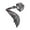 Right ear, variant on Elegant Wing Alloy Ear Bone Nails With Rhinestones Stone Cartilage Studs Earring For Women Fashion Jewelry Accessories