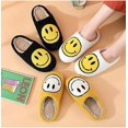 thumbnail image 4 of ORUYROP smiley Face Slippers With Exquisite packaging bag Keep warm Couples Slides Home Slippers Holiday Gift, 4 of 6