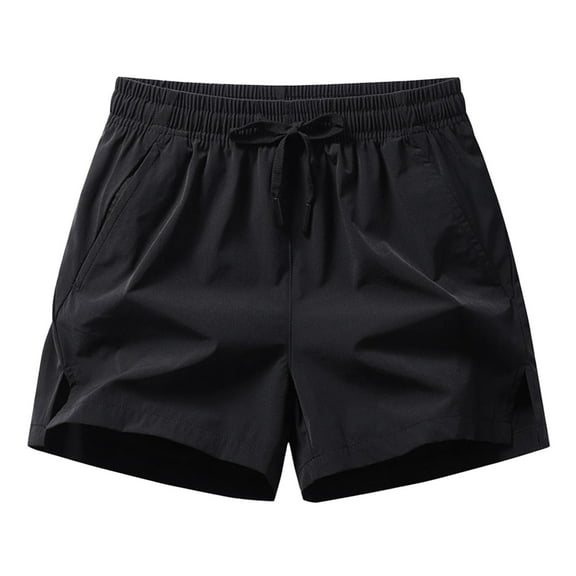 JIKNTTR Men's Classic Swim Trunks Sports Summer Breathable Silk Capris Training Running Fashion Stretch Water Casual Beach Shorts