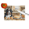 thumbnail image 2 of Bernese Mountain Dog Fall Kitchen Pumpkins Glass Cutting Board Large 12 in x 15 in, 2 of 5