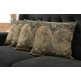thumbnail image 2 of Ambesonne Vintage Throw Pillow Cover 4 Pack, Old Map World, 20", Multicolor, 2 of 6