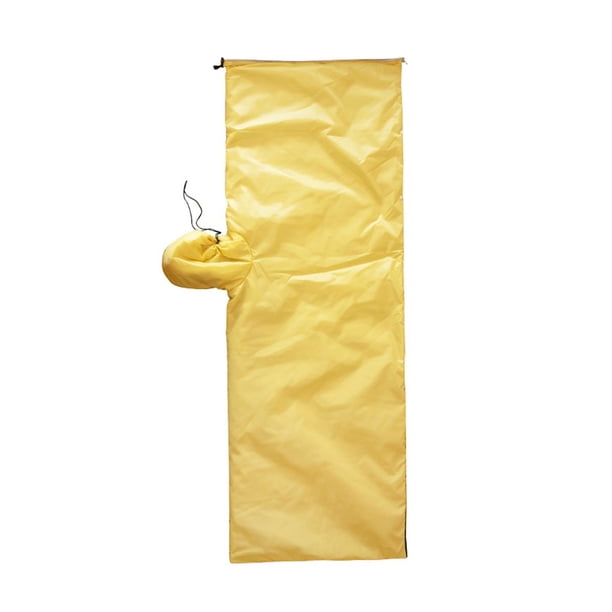 Poncho térmico Yuyangstore saco de dormir individual portátil para deportes al aire libre Senderismo Camping Amarillo Poncho de invierno