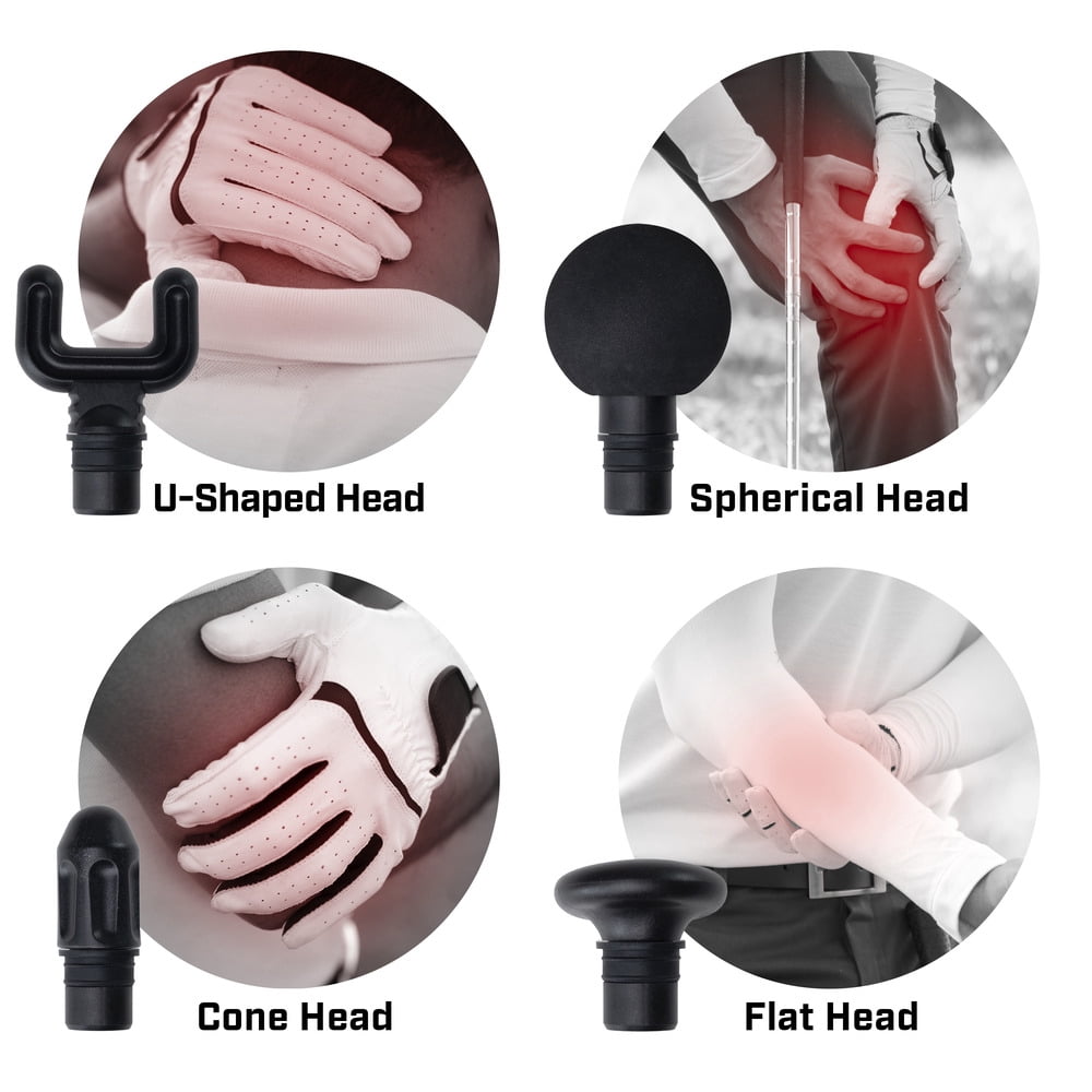 IZZO Golf Sweet Spot Massage Gun, Black