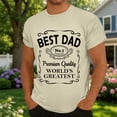thumbnail image 2 of CONZONE Mens Fathers Day Tshirts Short Sleeve T-Shirts for Men Crew Neck Letter Graphic Casual Summer Tee Tops, 2 of 4