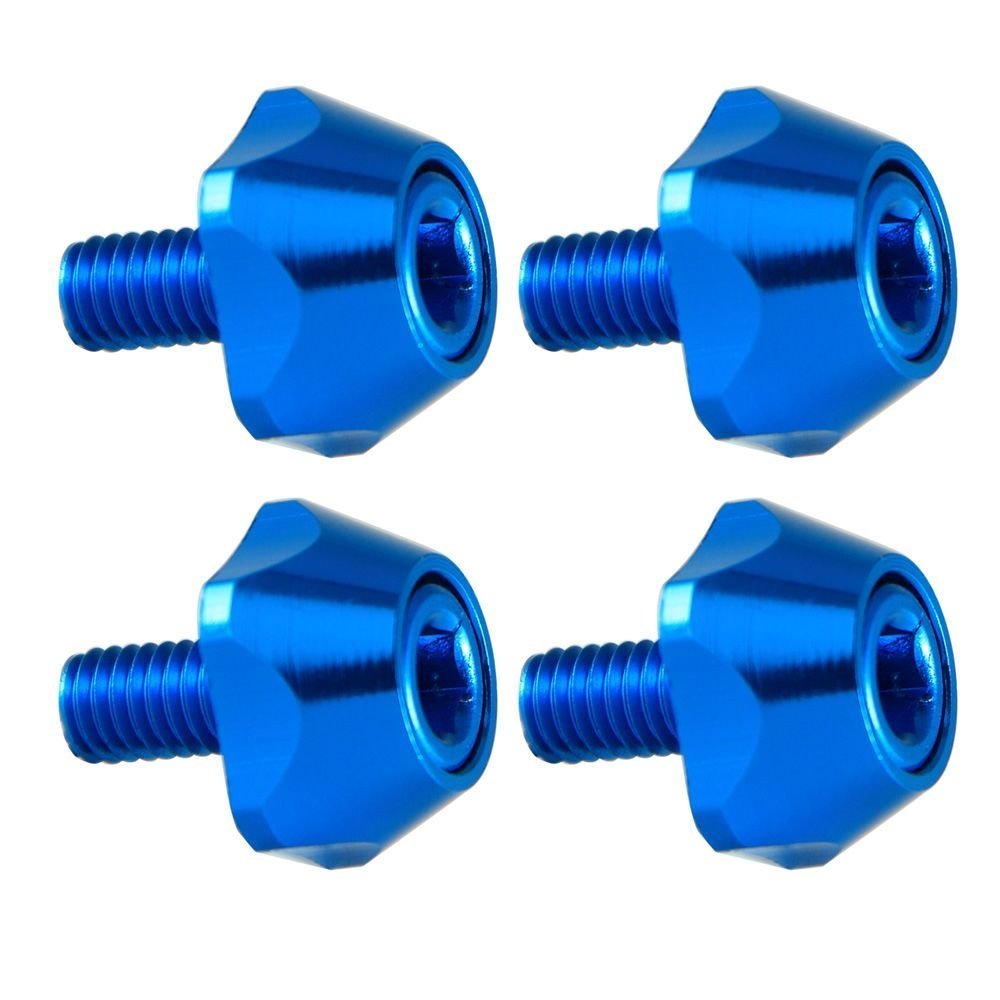 Bolt License Plate, Security License Plate Bolts, Metal Blue License