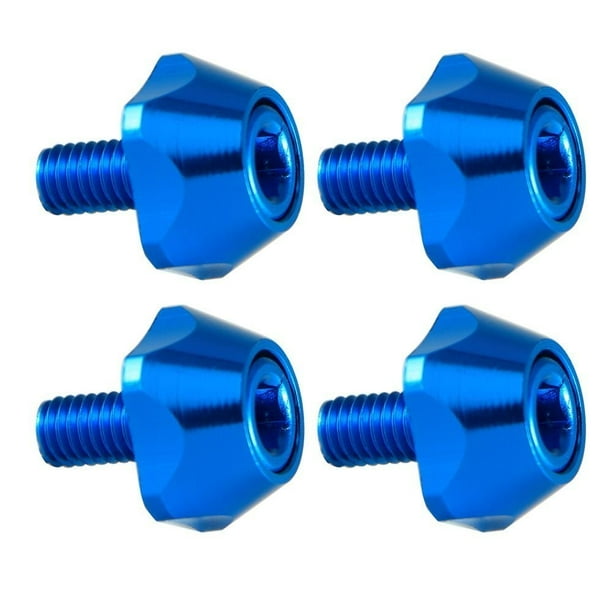 Bolt License Plate, Security License Plate Bolts, Metal Blue License Plate Bolts