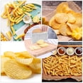 thumbnail image 2 of Cortador De Papas Fritas De Acero Inoxidable Cortador De Vegetales Con Borde Ondulado Para Papas Zanahorias Frutas Monstrate HA036631-00, 2 of 6