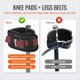 thumbnail image 4 of 4 Correas para Patas de Zancos de Yeso, Repuesto para Zancos de Yeso, Kit de Correas de Fijación Ajustables para Patas., 4 of 6