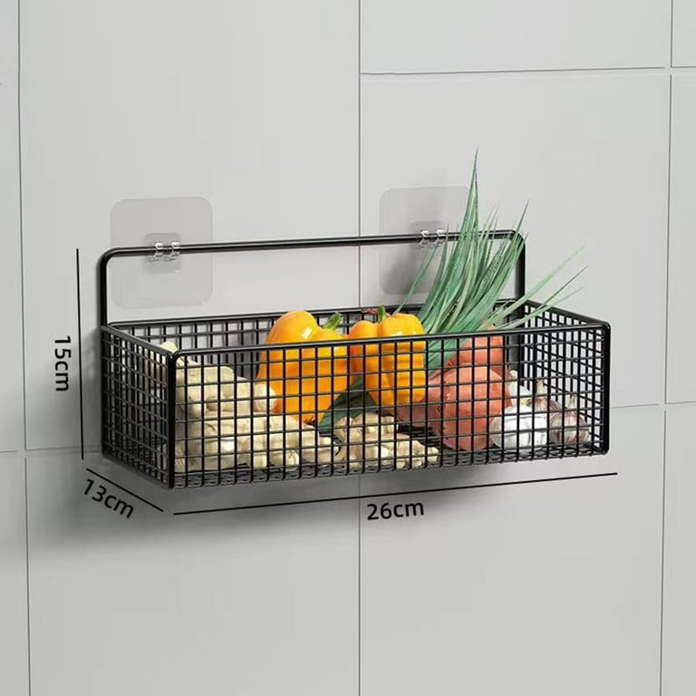 Easily Boost Bathroom Storage With Wall-Mounted Baskets