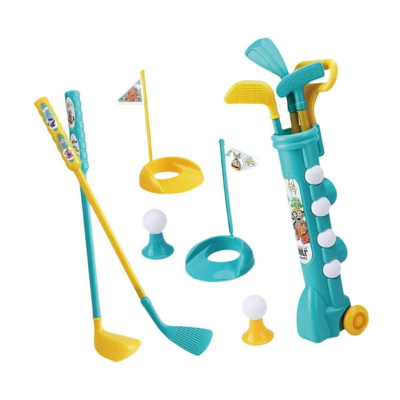 Kids Golf Club, Juguete con pelotas de juego de golf, juego de juego de juego de baile de golf, juguetes de golf cubiertos de coordinación clubes de