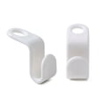 thumbnail image 4 of Yeacher Clothes hanger connection hook superimposed hook white thickened plastic 50 packs set a generation, 4 of 4