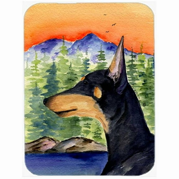 Caroline's Treasures Manchester Terrier Glass Cutting Board Large