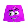 thumbnail image 3 of Pantalones cortos de bolsillo para niños con cordón elástico estampado casual traje de baño pantalones de cinco puntos, 3 of 8
