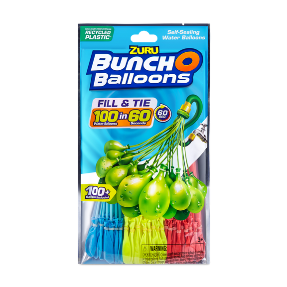 Bunch O Balloons Splash to Win Promotion with 100 Rapid-Filling Self-Sealing Water Balloons (3 Pack) by ZURU