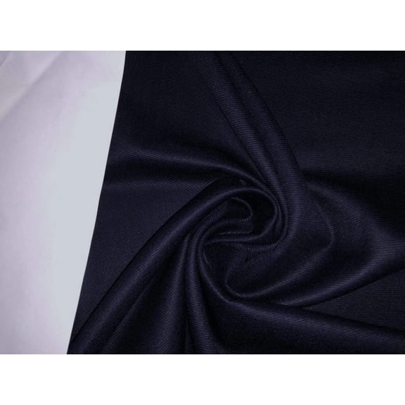 Suiting Super 130S Australian Merino Wool 58" wide NAVY TWILL COLOR [15674]
