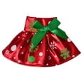 thumbnail image 2 of vestido de falda de muñeca,1/12 Falda de muñeca navideña,Vestido de de Navidad Ropa de alta costura de Papá Noel,Ropa de muñeca Juguetes para bebés Accesorios Regalos para niños<, 2 of 4