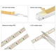 thumbnail image 4 of Tira de luces LED Fondo PIR Cinta de iluminación de gabinete flexible IP65 Cinta de lámpara de cocina ajustable impermeable Interior Exterior Blanco cálido 3 metros Inevent HA012247-03, 4 of 7