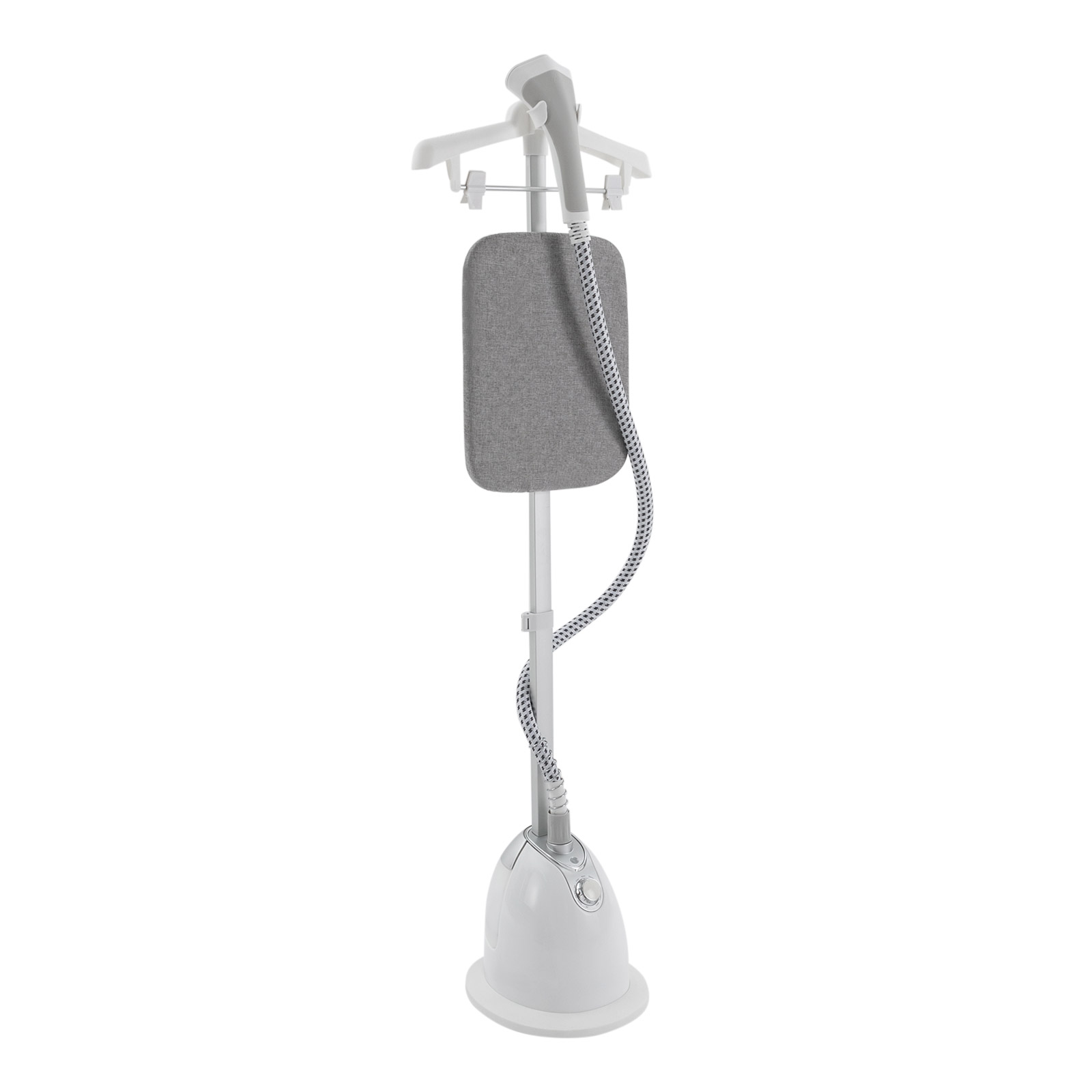 Standing Steamer for Clothes, Professional Garment Steamer with Ironing Board, Steaming Wrinkle Remover For Humid, Silk Noil, Silk, Cotton, Fiber