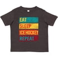 thumbnail image 3 of Inktastic Hockey Eat Sleep Ice Hockey Repeat Boys or Girls Toddler T-Shirt, 3 of 5