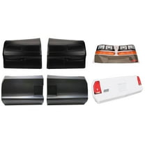 MD3 1981-88 Monte Carlo Stock Car Bumpers/Graphics, Black