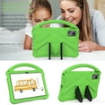 thumbnail image 4 of ELEHOLD Rugged Case for Lenovo Tab M11 11inch TB330FU TB330XU Kids Friendly EVA Full Body Protective with Kickstand Handle Grip Shockproof Anti-Scratch Case for Lenovo Tab M11 2024,Green, 4 of 7