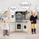 thumbnail image 4 of Costway Juego de Cocina de Madera para Niños Cocina de Juguete Infantil con Accesorios de Sonidos y Realistas Teléfono Juego para Niños 3+ Años, 4 of 8