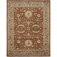 thumbnail image 2 of Safavieh Heritage Anglia Oriental Wool Area Rug, Brown/Blue, 9' x 12', 2 of 11