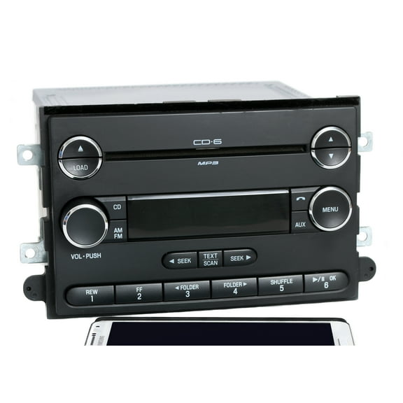 Restored 2006-09 Ford Mercury Radio AMFM 6 Disc Modified w Bluetooth Music 8E5T-18C815-AE (Refurbished)