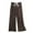 Coffee, variant on LADIGASU Womens Solid Color Cotton Linen Wide Leg Pants Loose And Casual Home Elastic Pants