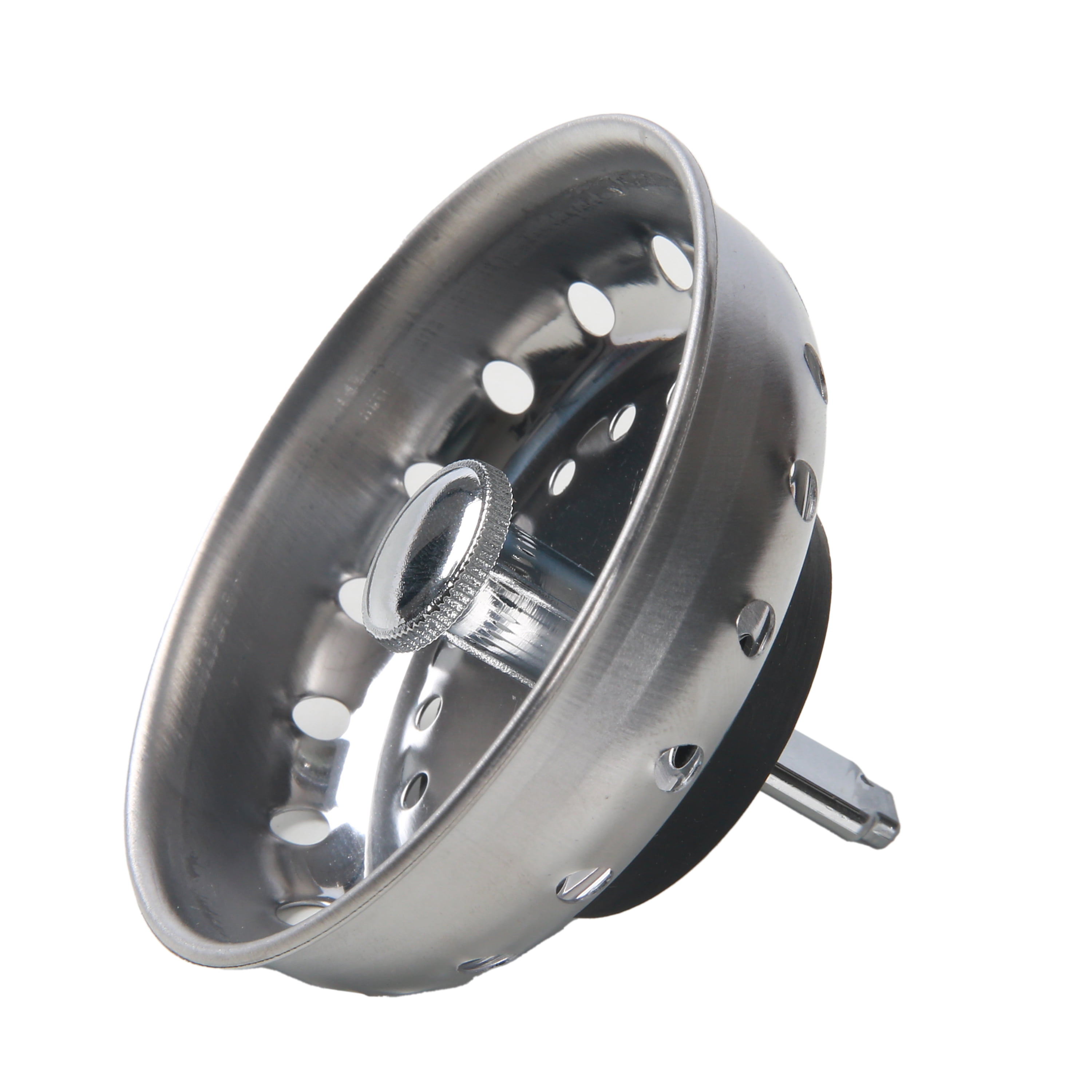 Mainstays Stainless Steel Kitchen Sink Strainer and Stopper Silver 3.16"