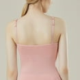 thumbnail image 5 of Pejock Women's Cotton Cami with Built in Bra, Adjustable Spaghetti Strap Tank Top, Seamless Everyday Stretch Camisole, Comfortable Undershir, 5 of 7