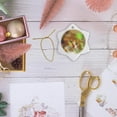 thumbnail image 6 of 3drose, Domestic Orange Kitten with Ferns and Stars, 3 inch Snowflake Porcelain Ornament, 6 of 7
