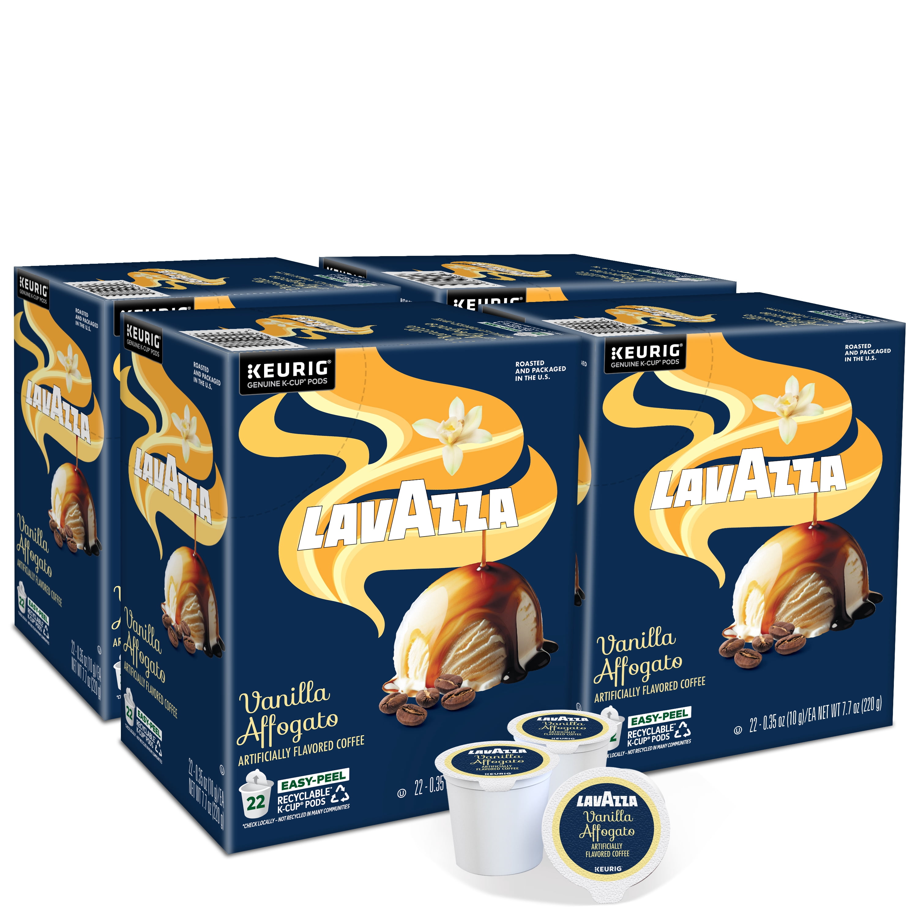 Lavazza Vanilla Affogato Keurig K-Cup® Pods, Light-Medium Roast, 100% Arabica (88 Pods)