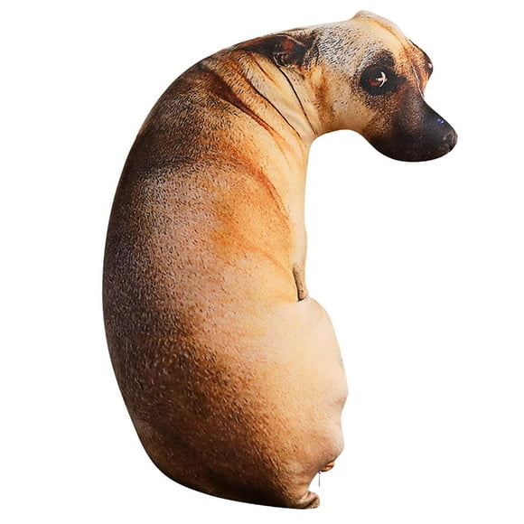 Pillow Dog Pillow 3D Shiba Inu Stuffed Animal Cushion Plushie Doll for Sofa and Bed Decorative for Home