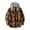 Brown, variant on Flannel Shirt for Men, Men's Autumn and Winter Casual Long Sleeve Hooded Plaid Shirt Striped Flannel Shirt Men, Tshirts Shirts for Men Navy XL