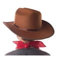 thumbnail image 5 of Jr Brown Cowboy Hat with Red Bandana Kids Child Hat, 5 of 6
